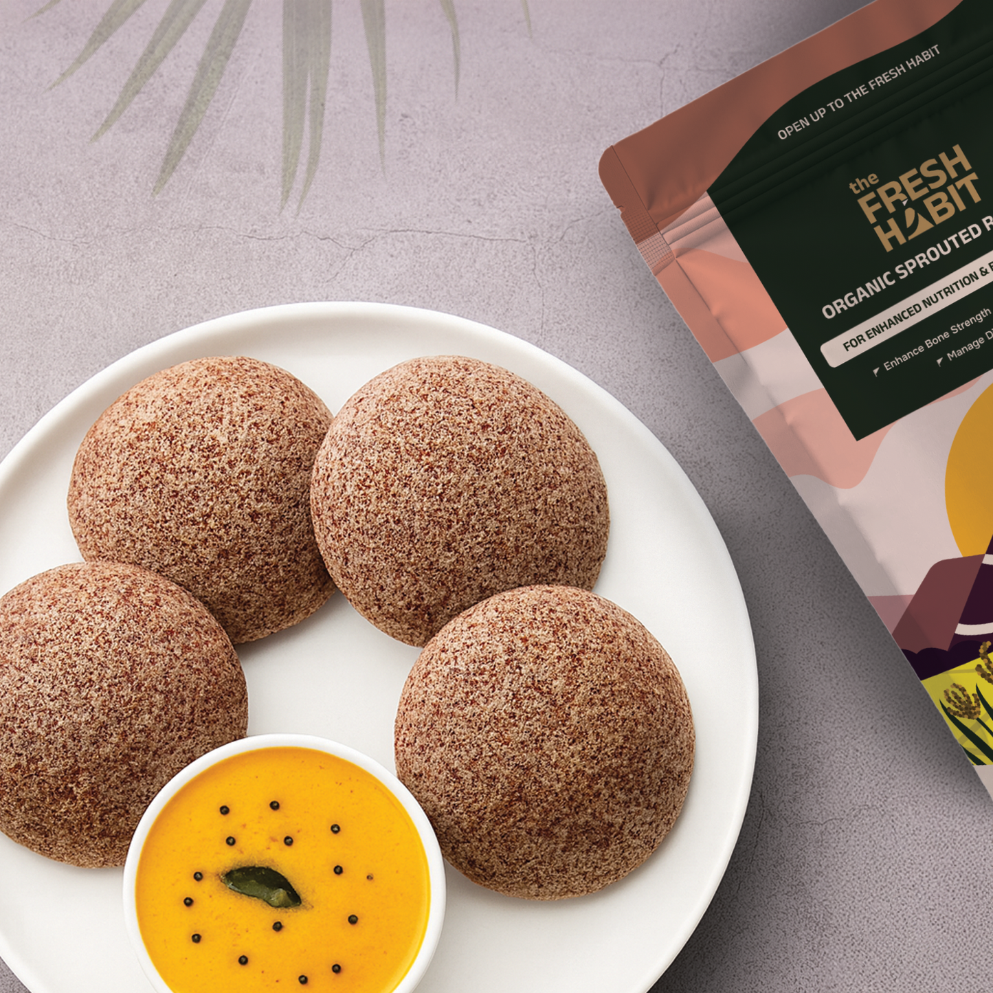 Organic Sprouted Ragi Flour 450g
