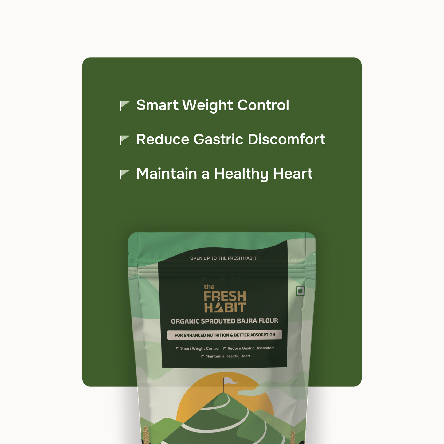 Organic Sprouted Bajra Flour 450g