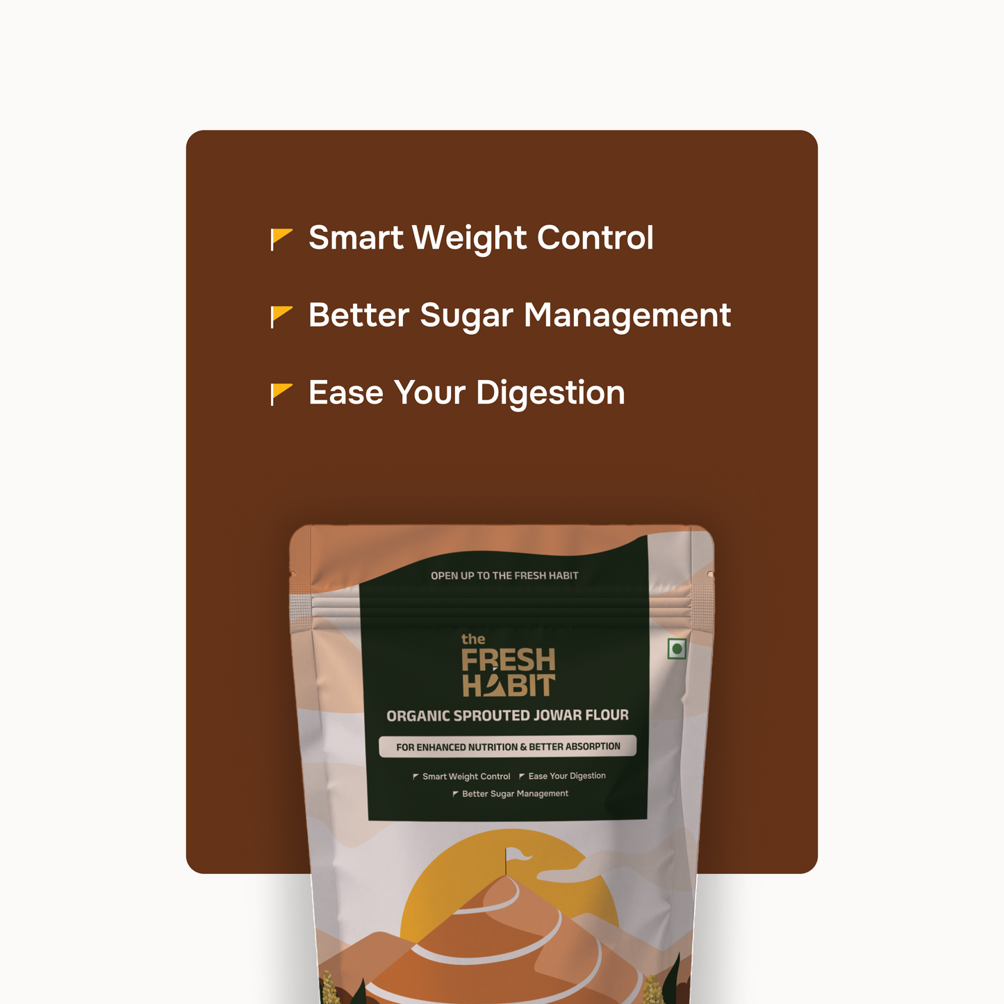 Organic Sprouted Jowar Flour 450g