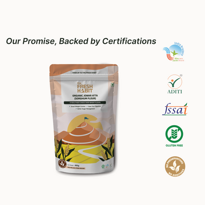 Organic Jowar Atta (Sorghum Flour)  450g