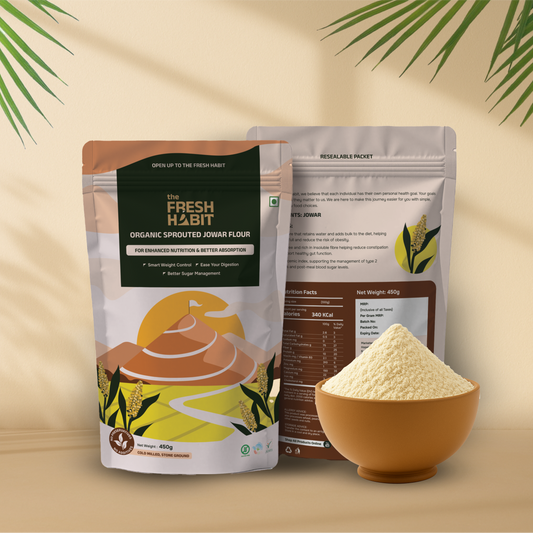 Organic Sprouted Jowar Flour 450g